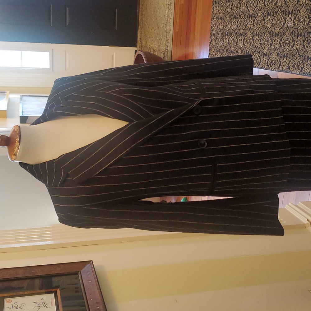 Striped Linen Blazer